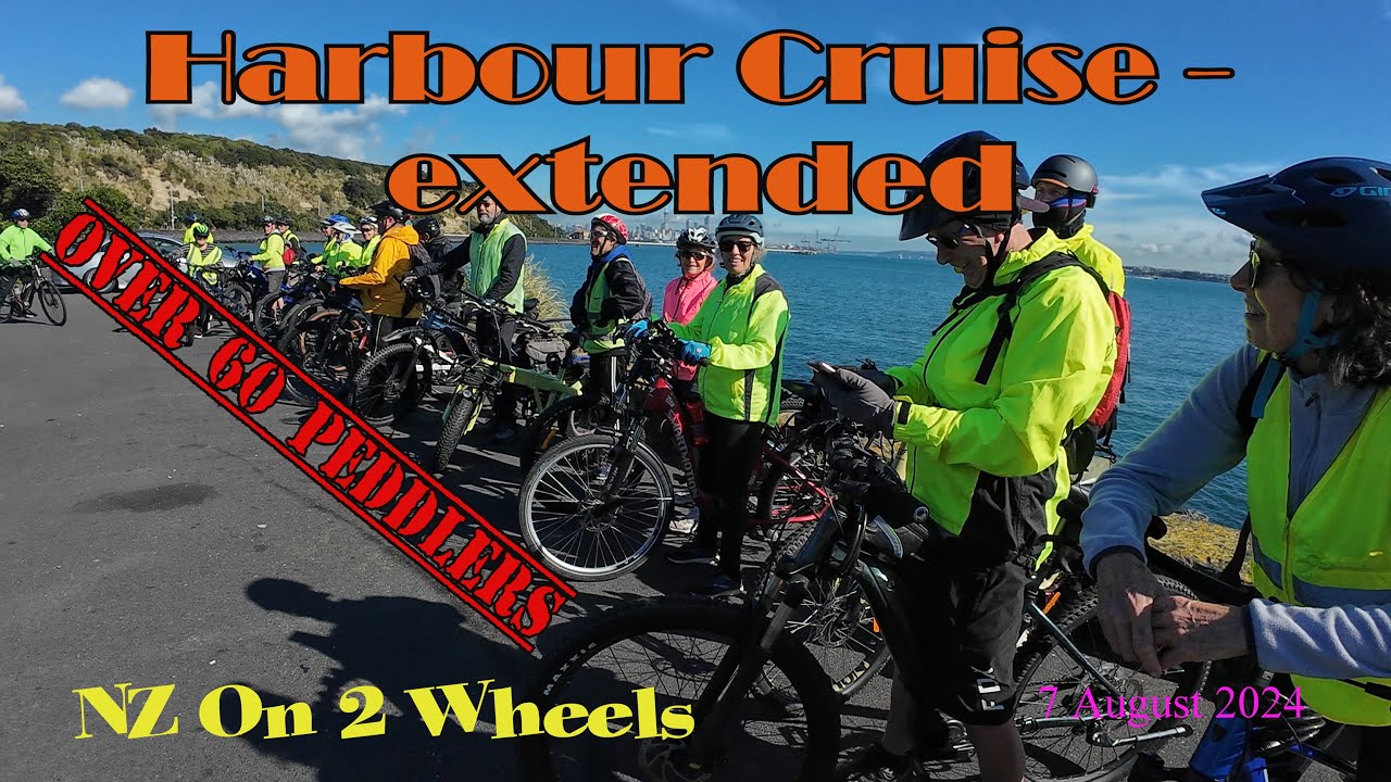 Harbour Cruise - extended. Over 60 Peddlers. Aug 2024