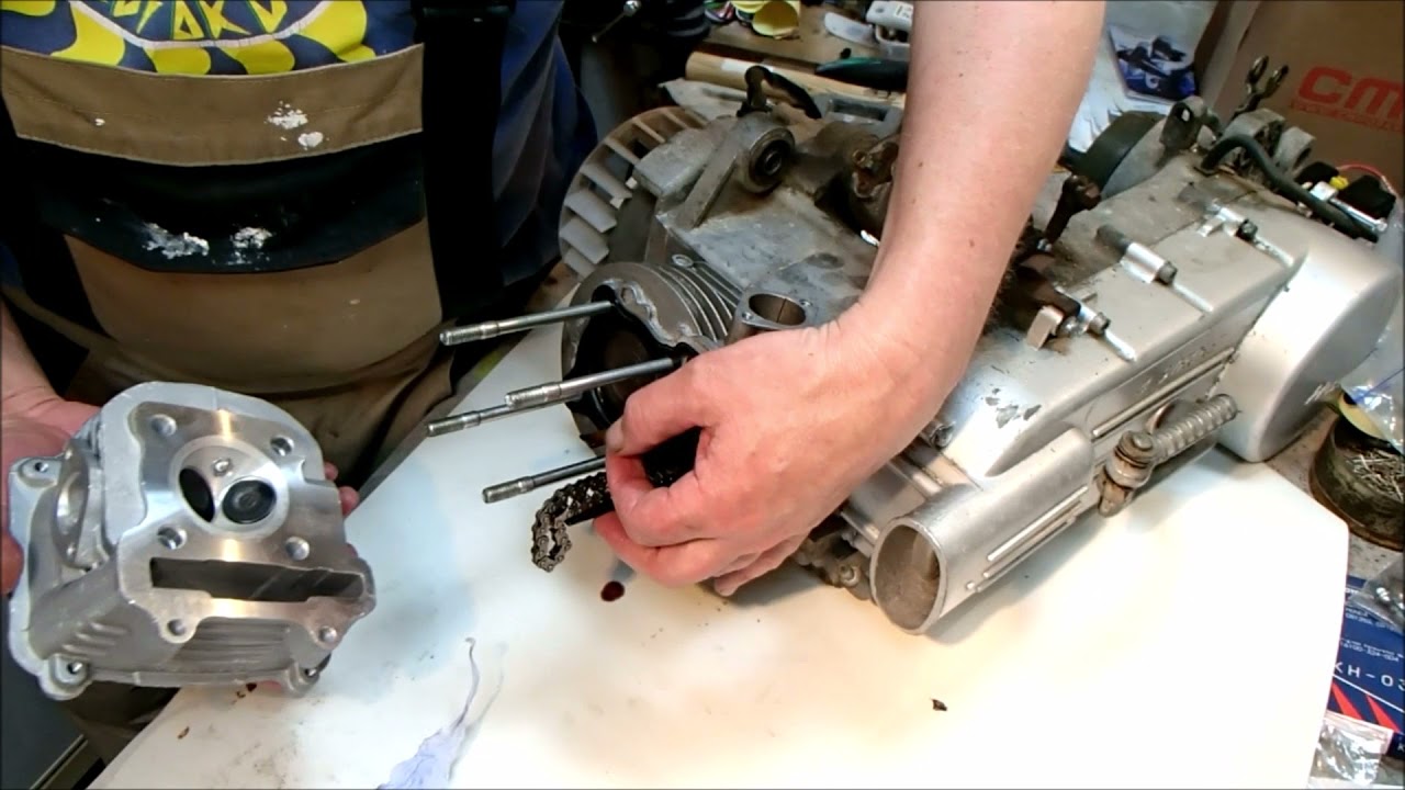 Dead Chinese GY6 scooter,  engine rebuild