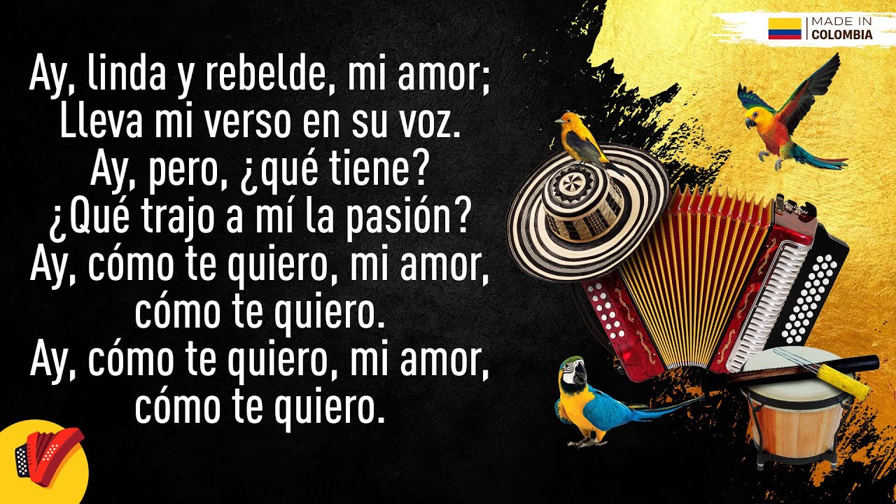 Cómo Te Quiero, Binomio De Oro, Video Letra - Sentir Vallenato