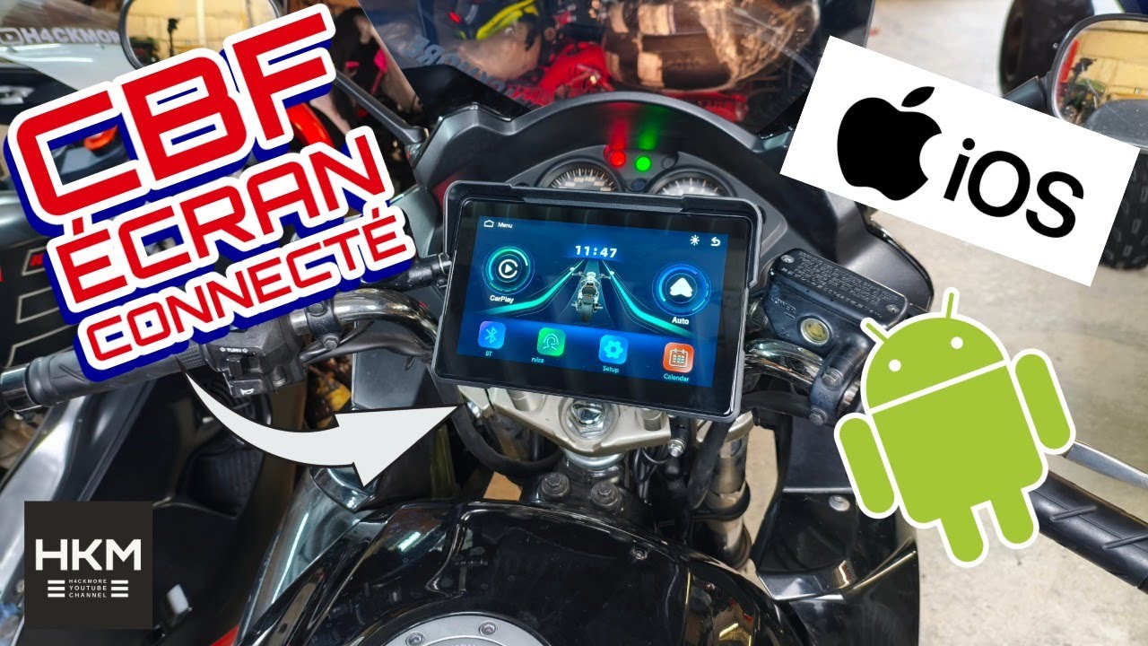 J'installe un &eacute;cran connect&eacute; sur ma CBF 1000 : LAMTTO RC19