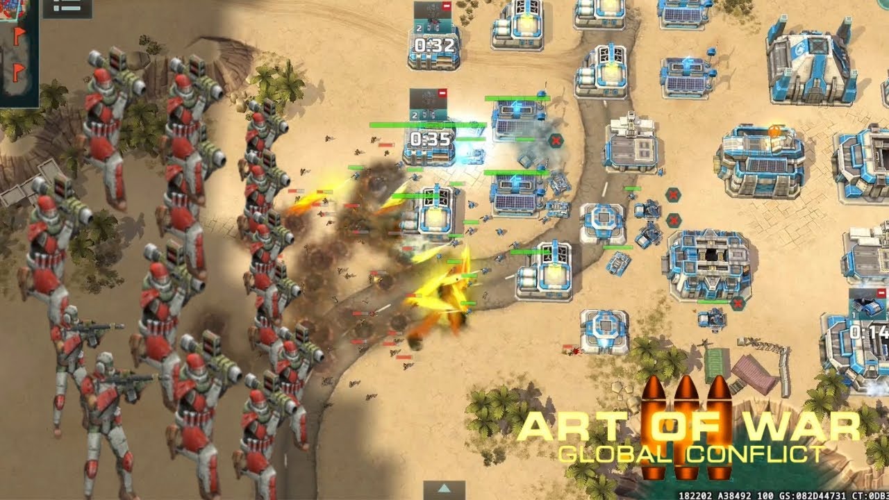 Cleaning a wave of GRENADIER ART OF WAR 3 GAMEPLAY 