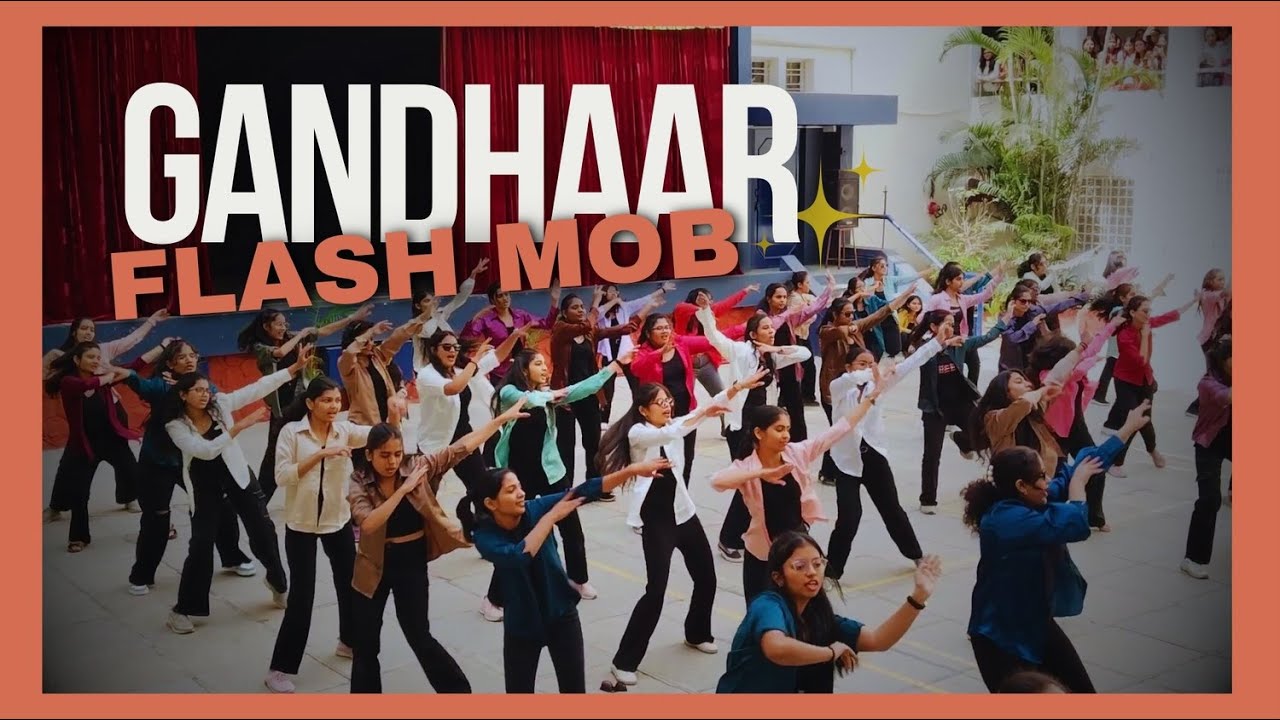 Flash mob at Gandhaar 2024 in CUMMINS COLLEGE, PUNE ft.me zooming in at my friends XD #collegefest