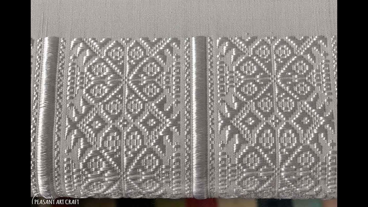 Silk Weaving Complex Pattern