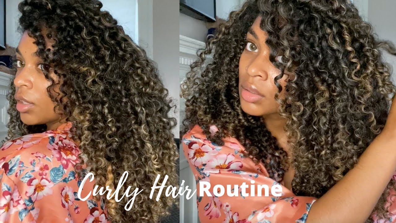 SUPER DEFINED CURLY HAIR ROUTINE 3B/3C HAIR (Finger coiling/Shingling method) | Caché Bisasor
