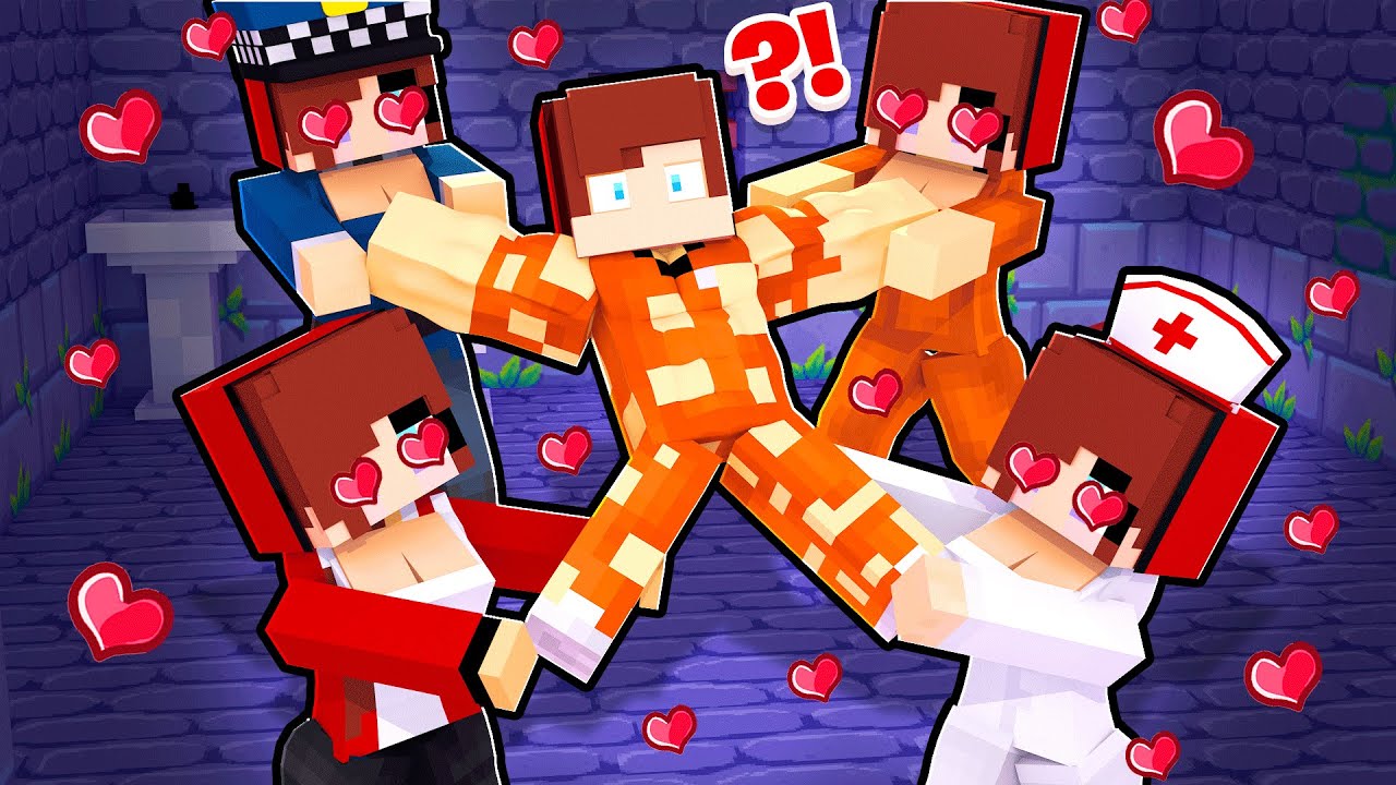 All the Girls Compete for Prisoner JJ's Attention?! – MAIZEN Minecraft Animation