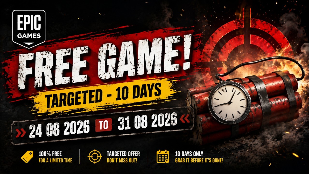 🚨 FREE GAME! Targeted - 10 Days on Epic Games | Claim It Before August 31!