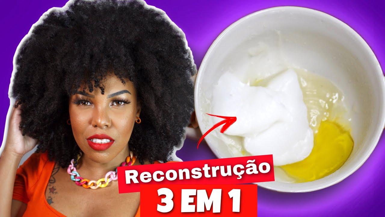 RECONSTRUÇÃO CASEIRA PARA CABELOS RESSECADOS POR LUANY CRISTINA