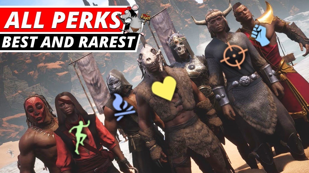 CONAN EXILES Best And Rarest Thrall Perks! Every Perk You Can Get! Guide!