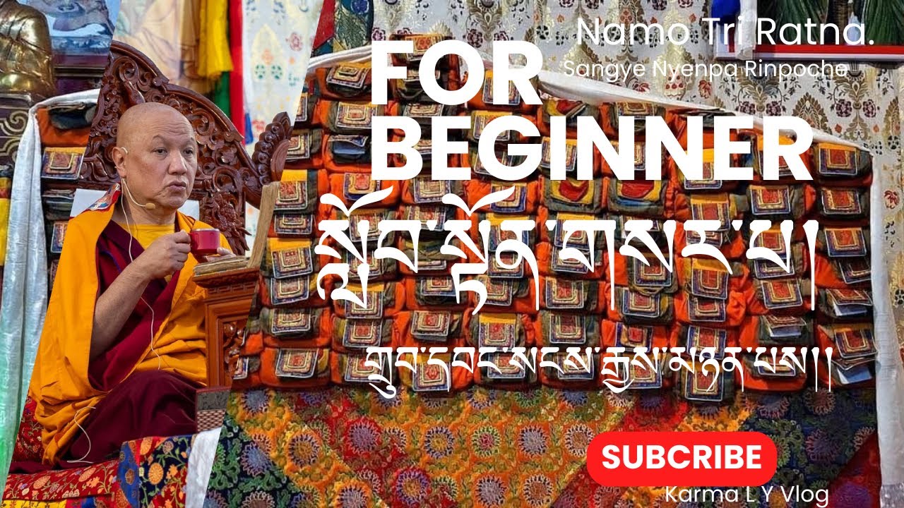 Sangye Nyenpa Rinpoche. For Beginner.  2024 #kagyur2024nepal