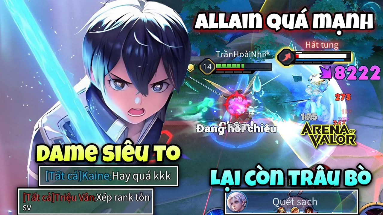 Allain Quá Mạnh Khi Được Tăng Sức Mạnh 