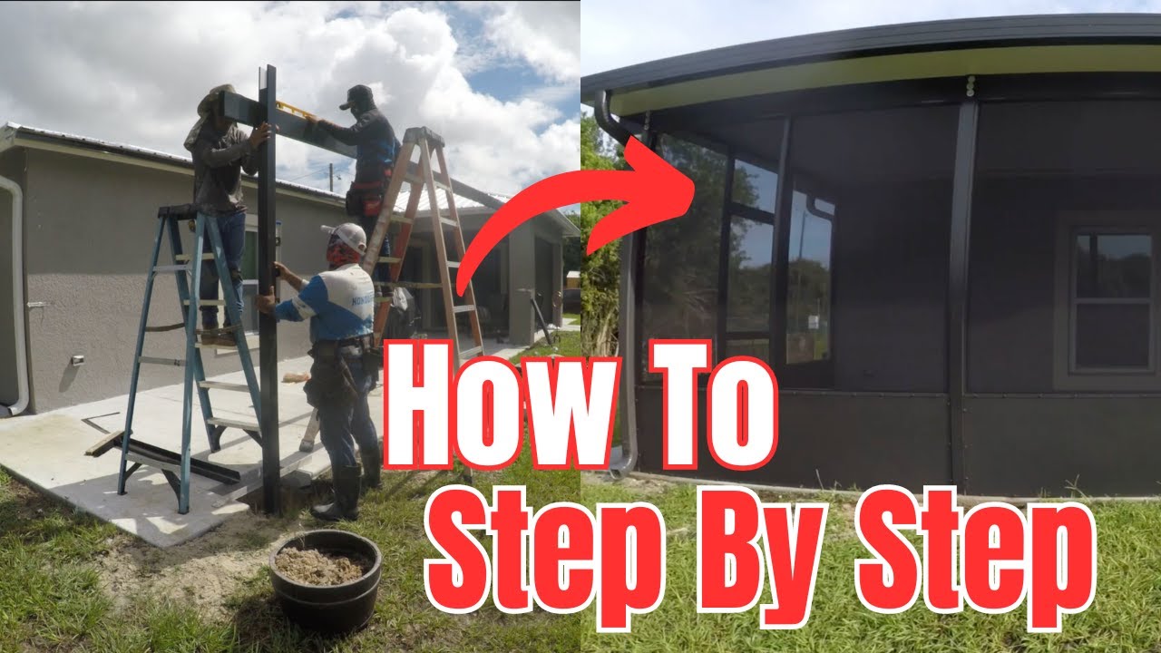 Step-by-Step Vlog to Building an Aluminum Screen Porch Like a Pro!