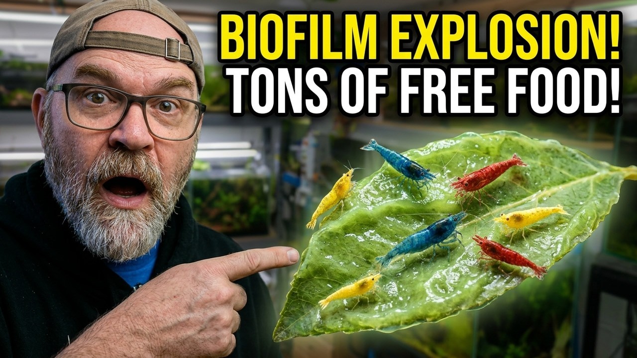 How To Grow Biofilm for Shrimp Feeding Using Leaves and Brown Sugar