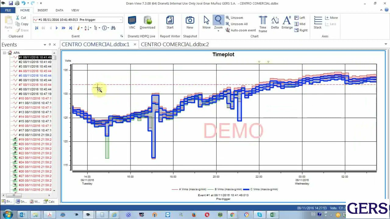 9.  Exportar datos a Hoja de Cálculo o archivo de texto - Dranview 7