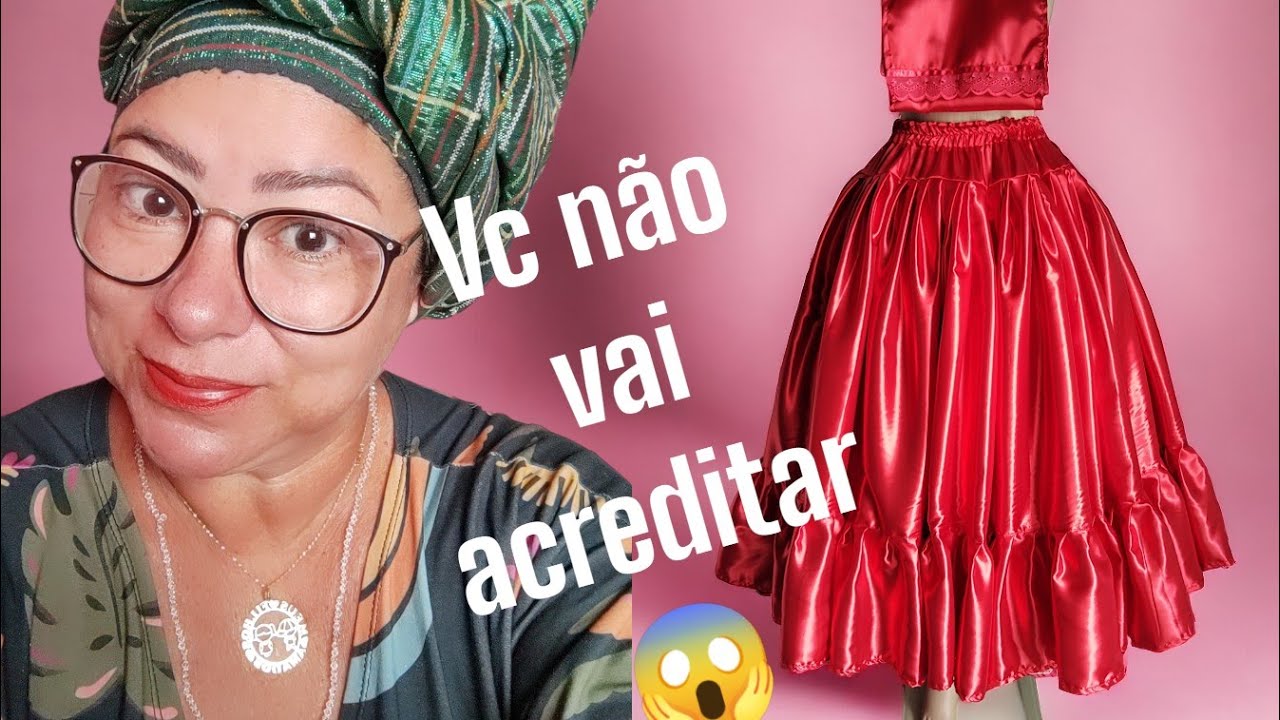 Saia de macumba para Pomba Gira #umbanda #candomblé #costura #amor #cigana #pombagira
