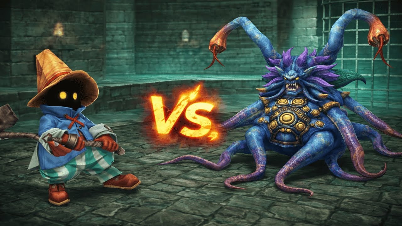 Final Fantasy IX Kraken Boss Fight / Vivi Solo
