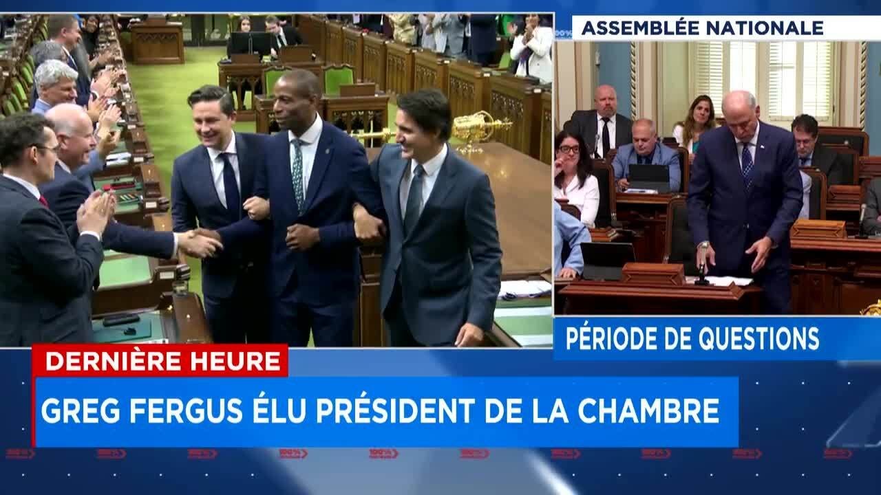 Greg Fergus élu nouveau président de la Chambre des communes - Explications de Raymond Filion, 14h
