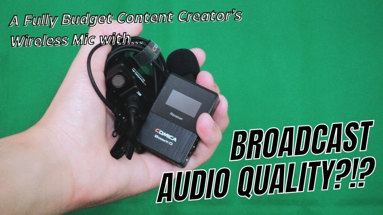 The Best Content Creator Wireless Mic with A BROADCAST AUDIO QUALITY?!?