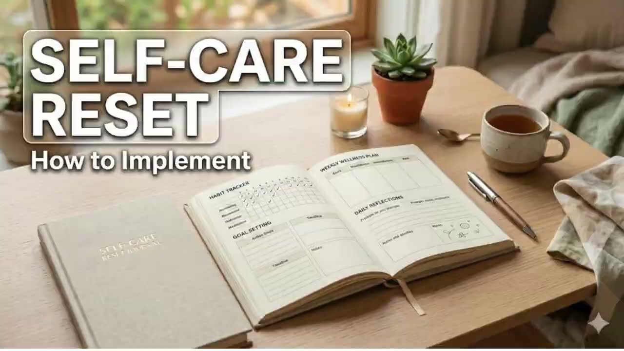 How to Implement -  Self Care Reset Journal