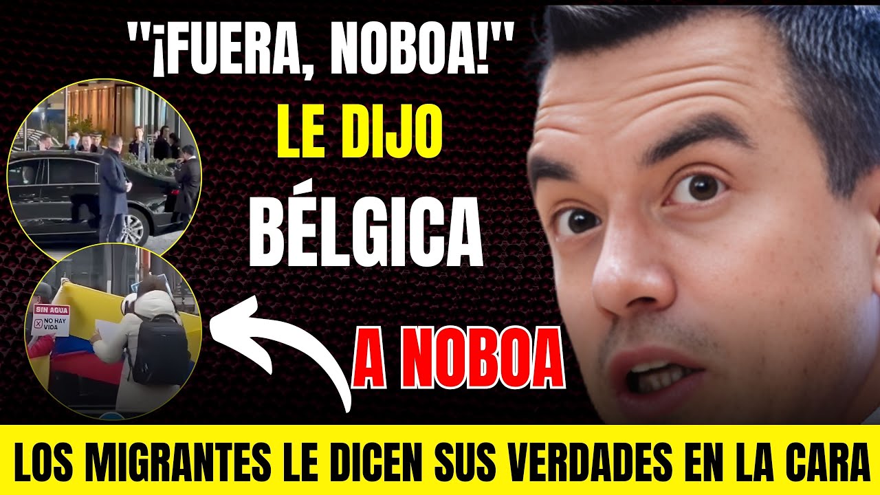 ¡EL PUEBLO SE CANSÓ! Daniel Noboa humillado internacionalmente: ¡Lo dejaron en ridículo en Bélgica!