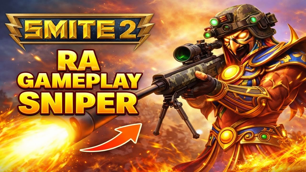 Smite 2 RA THE SNIPER Joust Gameplay with mates NOTHING SPECIAL