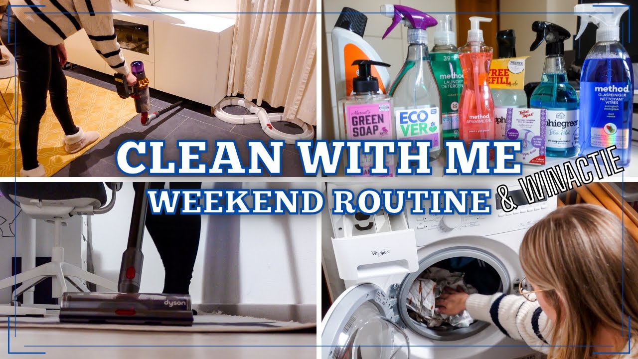 CLEAN WITH ME | WEEKEND ROUTINE | HELE HUIS SCHOONMAKEN | Januari 2022 | Gwenn&Clean