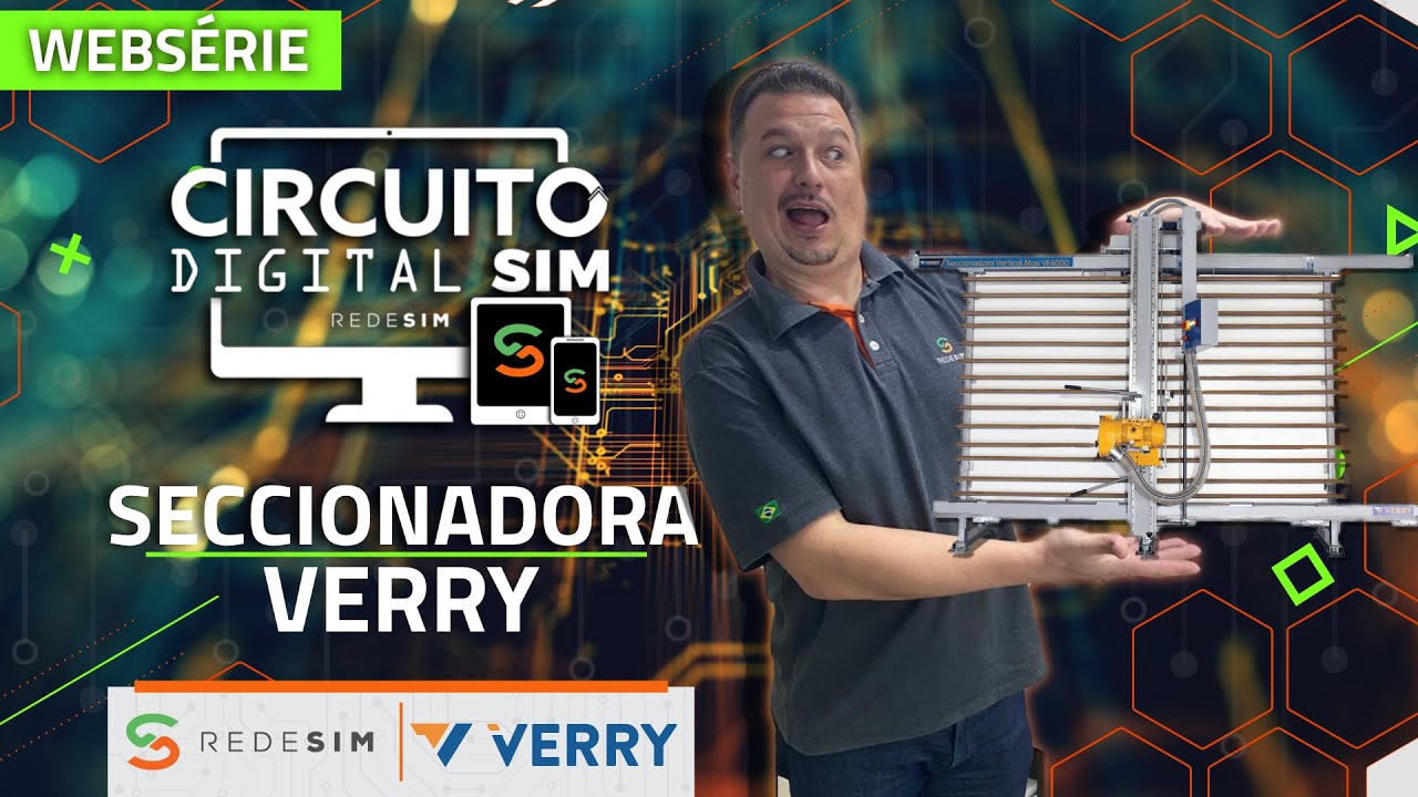 AUMENTE A PRODUTIVIDADE DA SUA MARCENARIA COM A SECCIONADORA VERTICAL COMPACTA DA VERRY!!!