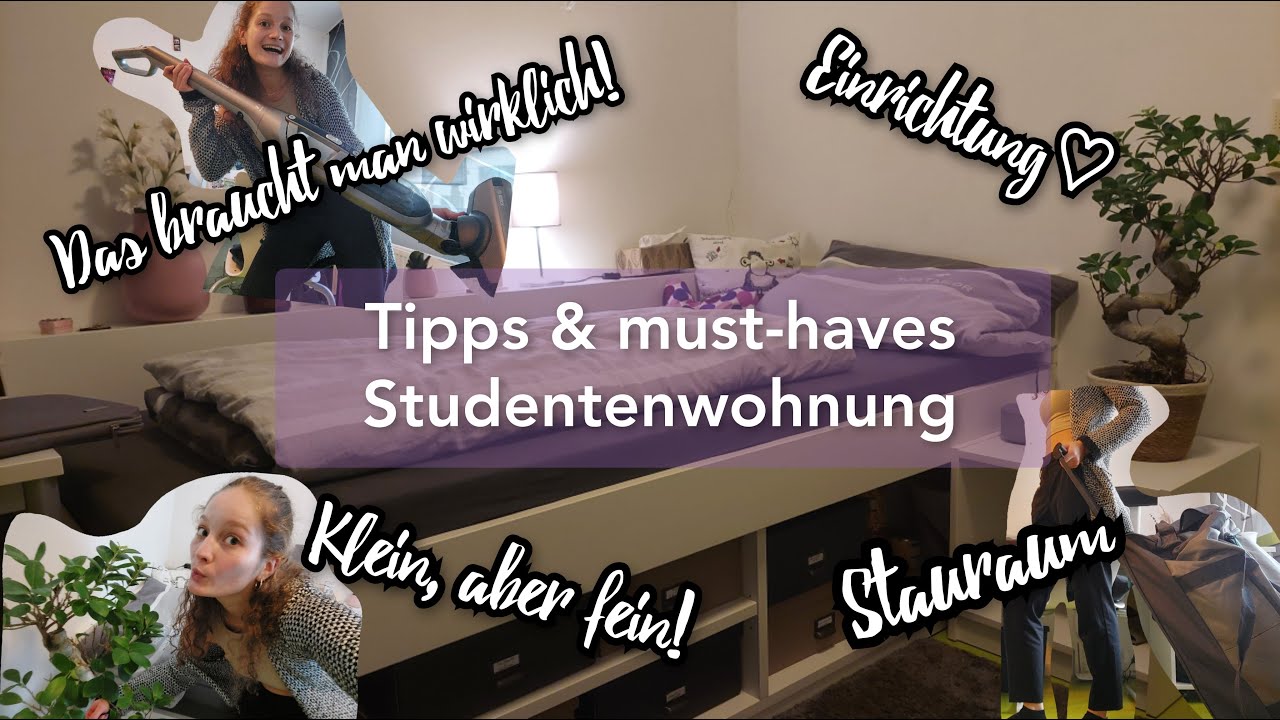 Tipps & must-haves Studentenwohnung: Genug Stauraum, Einrichtung, so geht´s!// 1. eigene Wohnung