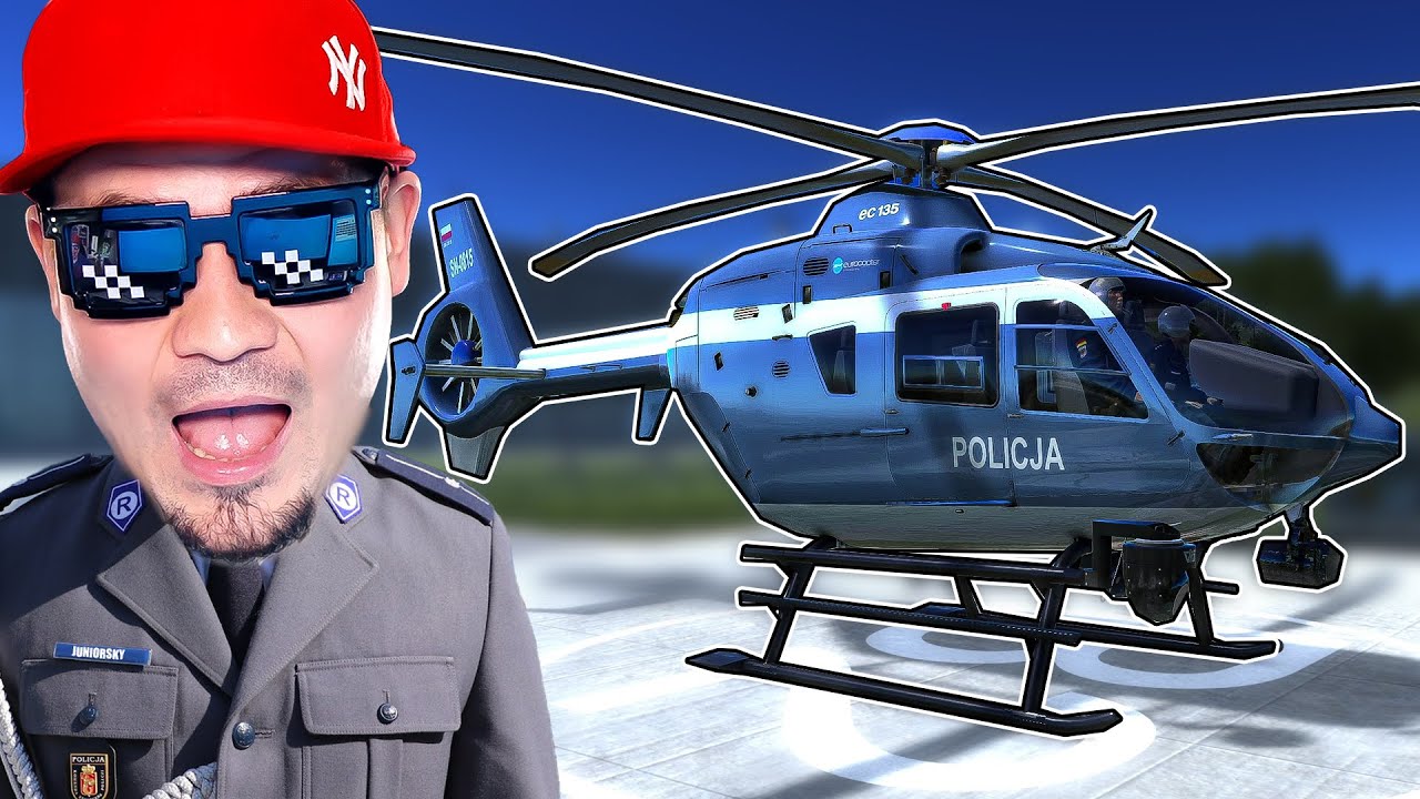 Jestem PILOTEM w POLSKIEJ POLICJI! *helikopter* 🚁 Symulator Policyjnego Helikoptera