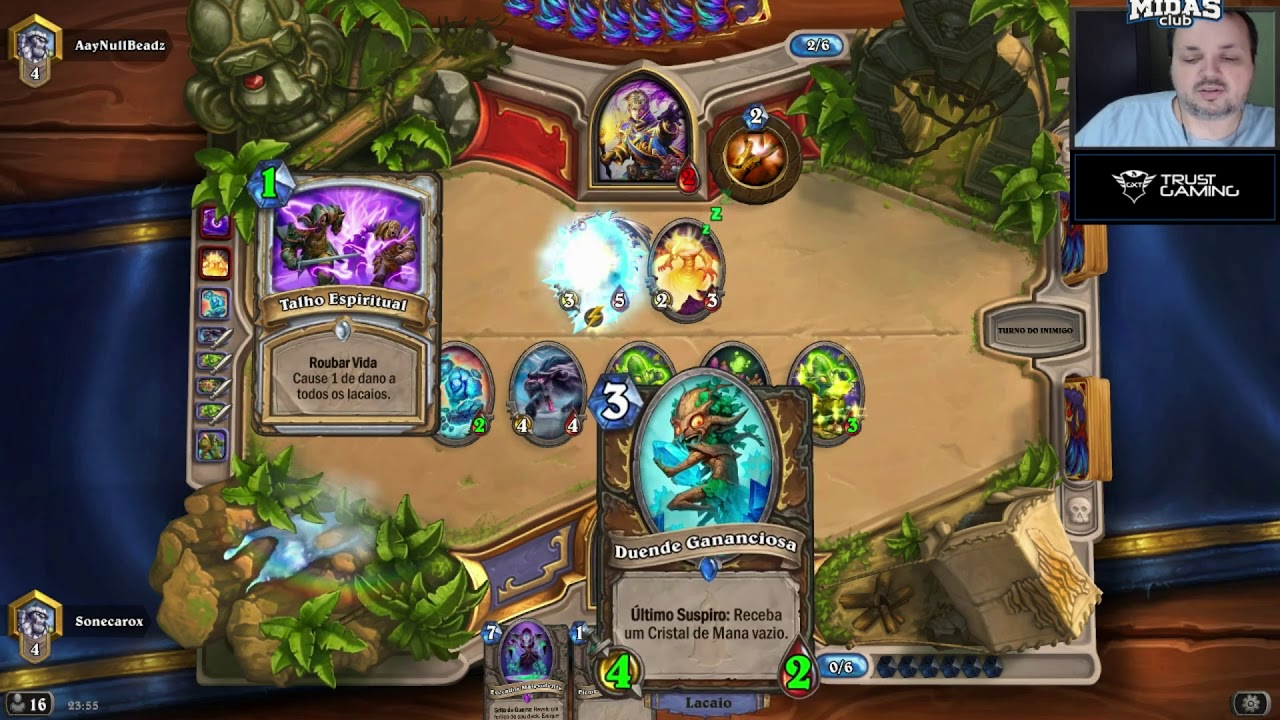 COMPILADO DO DIA EM HEARTHSTONE #152 | KERBEROSGMG, IMDBRAZ, SONECAROX, NAJARIN99, KIMMYARTEMIS, ...