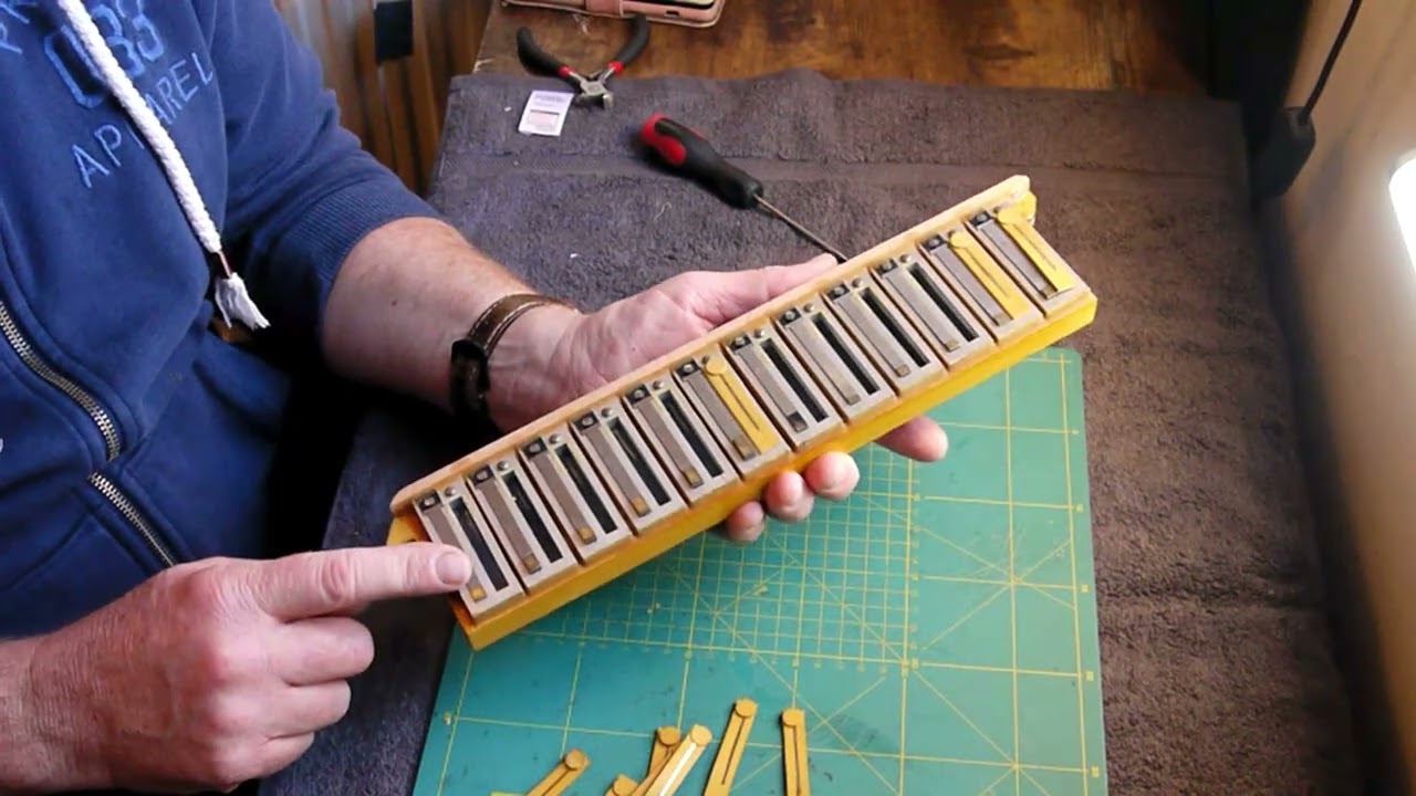 Ремонт аккордеона - Sonola 120 bass - хриплые басовые примечания