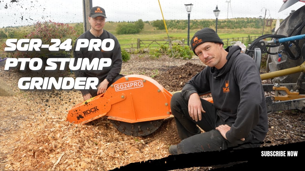 Rock Machinery SGR-24 PRO Tractor Mounted PTO Stump Grinder