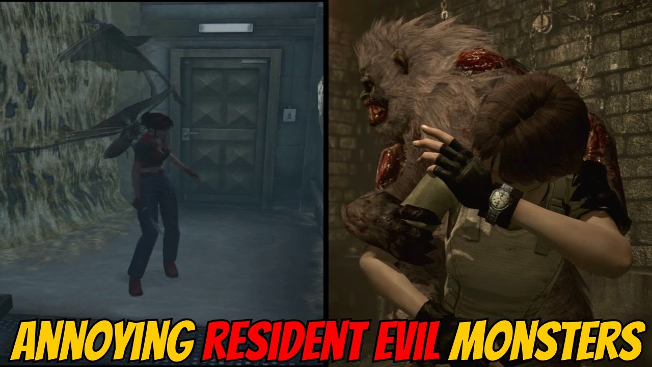 10 самых РАЗДРАЖАЮЩИХ монстров Resident Evil!