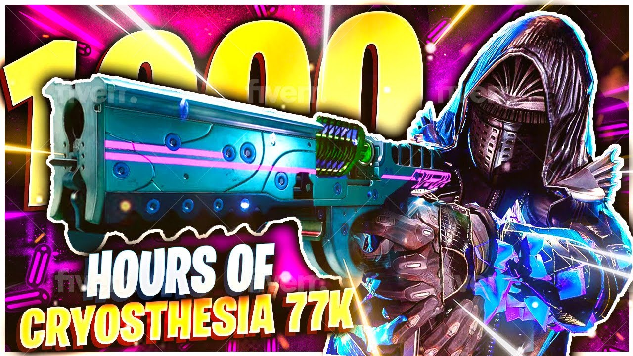 What 1000 HOURS of CRYOSTHESIA 77K looks like  - Destiny 2