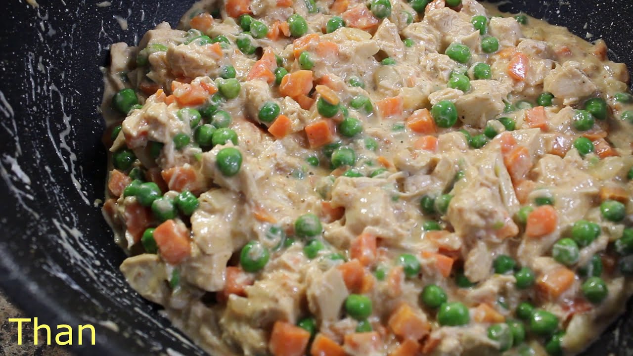Chicken- Mixed Vegetables with White Sauce