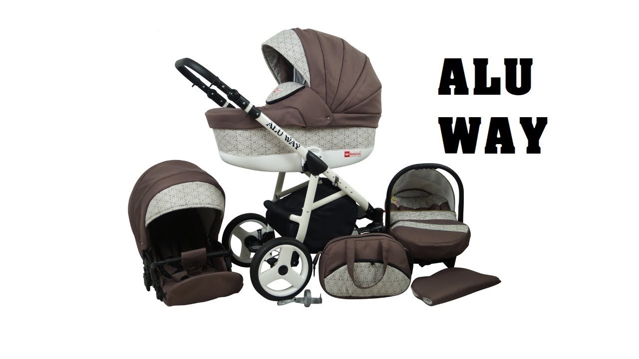 Обзор коляски Алувей, Günstiger Kinderwagen Alu way aus Polen