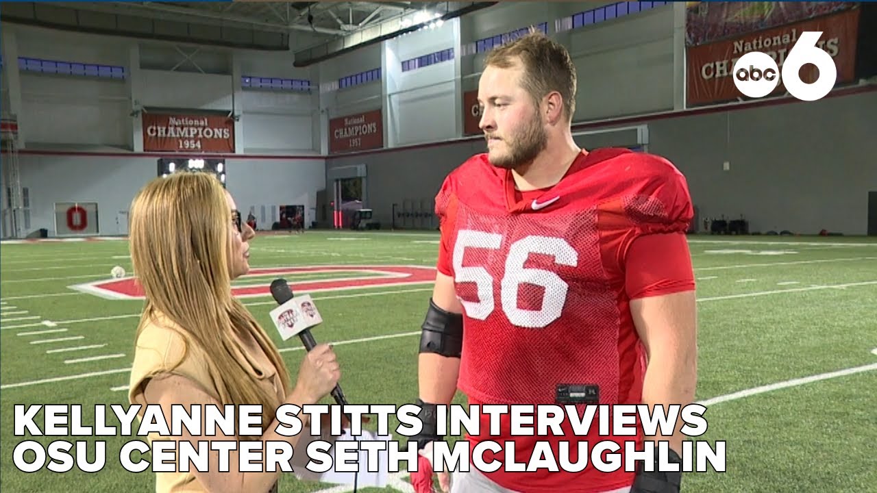 Kellyanne Stitts interviews Ohio State Senior Center Seth McLaughlin