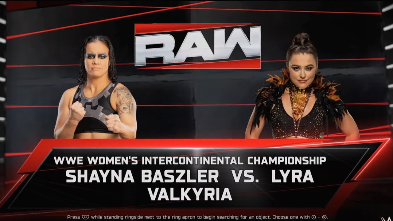WWE 2K25 SHAYNA BASZLER VS. LYRA VALKYRIA