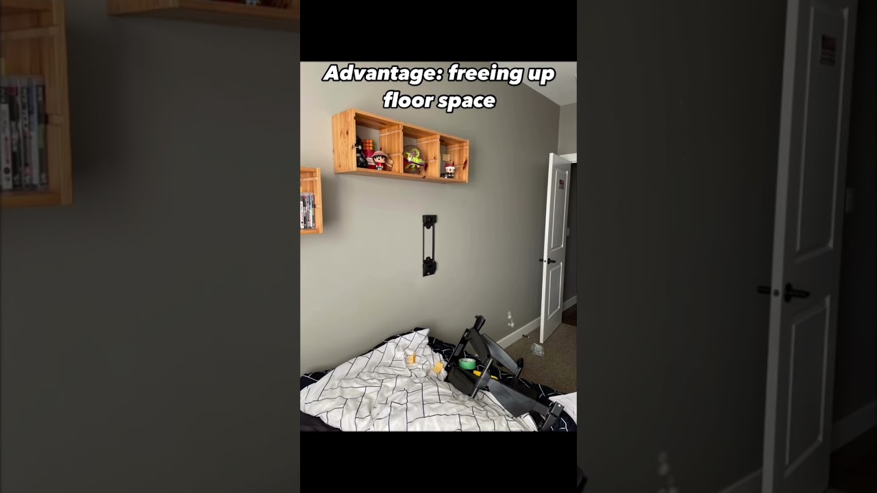 Installing a TV Long Arm Mount in son's gaming bedroom 