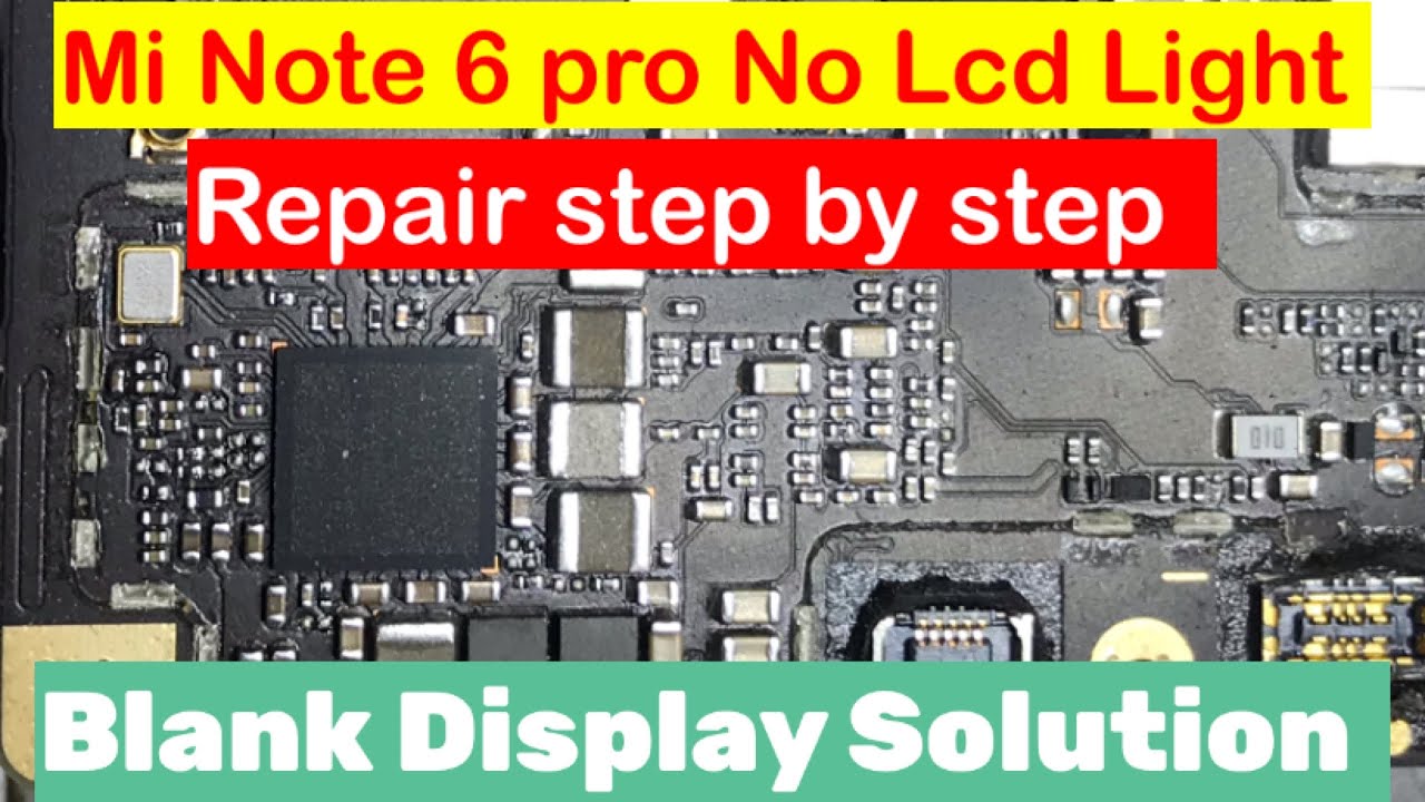 Mi Note 6 Pro Display Light Solution | mi note 6 pro display light not working|Note 6 pro lcd light