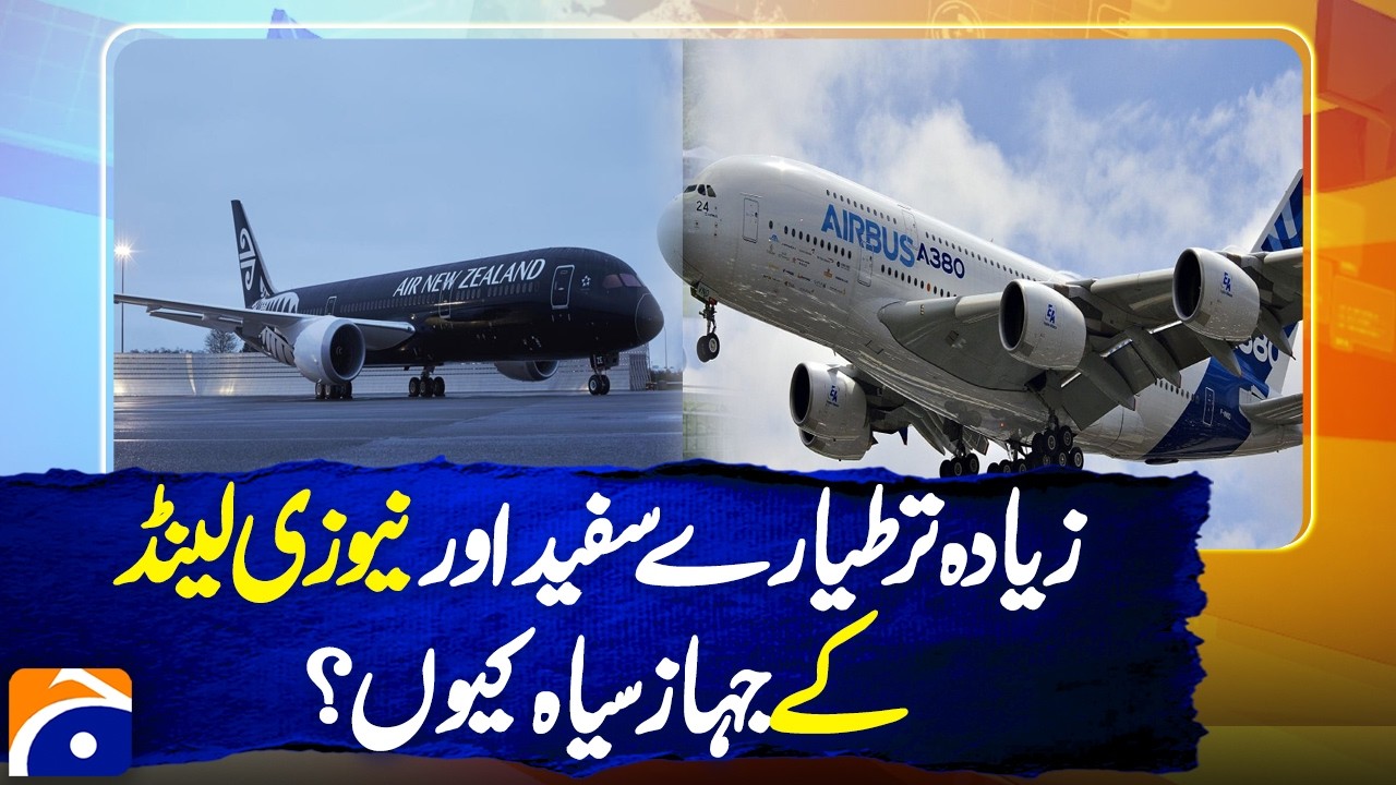 Why Are Planes Mostly White? | Air New Zealand’s All-Black Exception Explained ✈️🖤