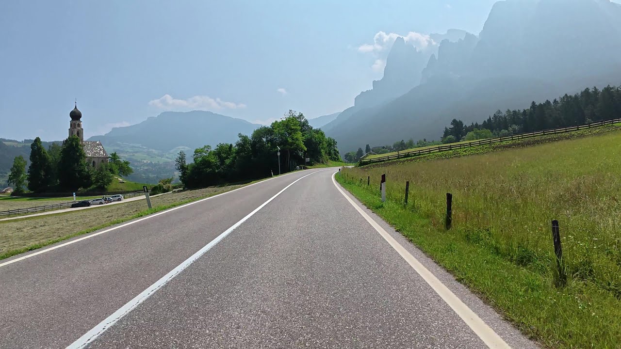 Beginner Indoor Cycling Workout South Tyrol Dolomites Italy 4K Video
