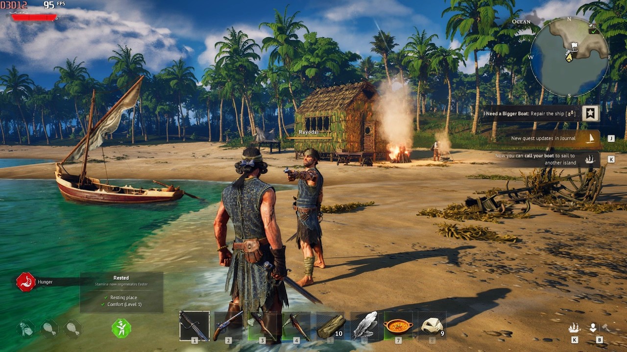 Open-world survival game with pirates!