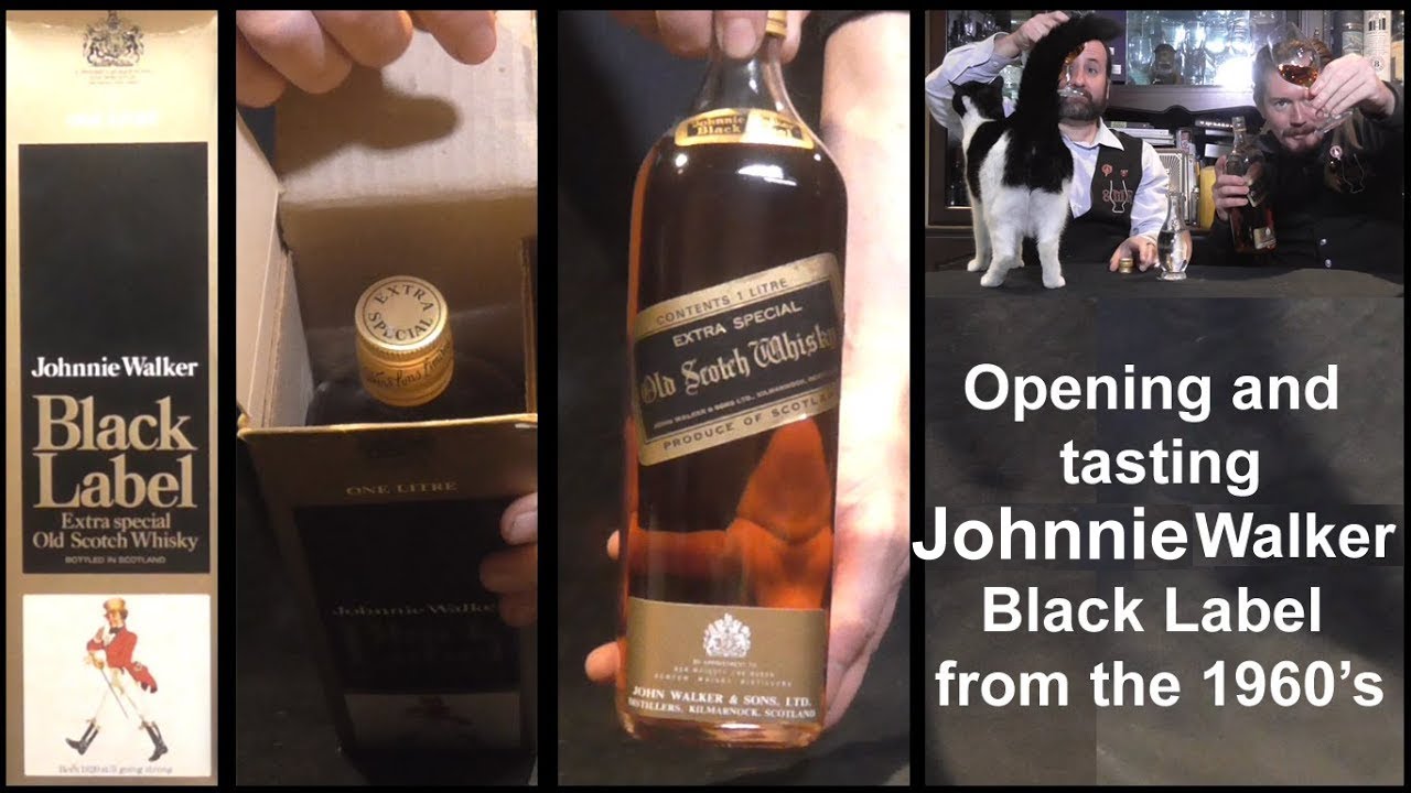 Открытие и дегустация Johnnie Walker Black Label 1960-х годов