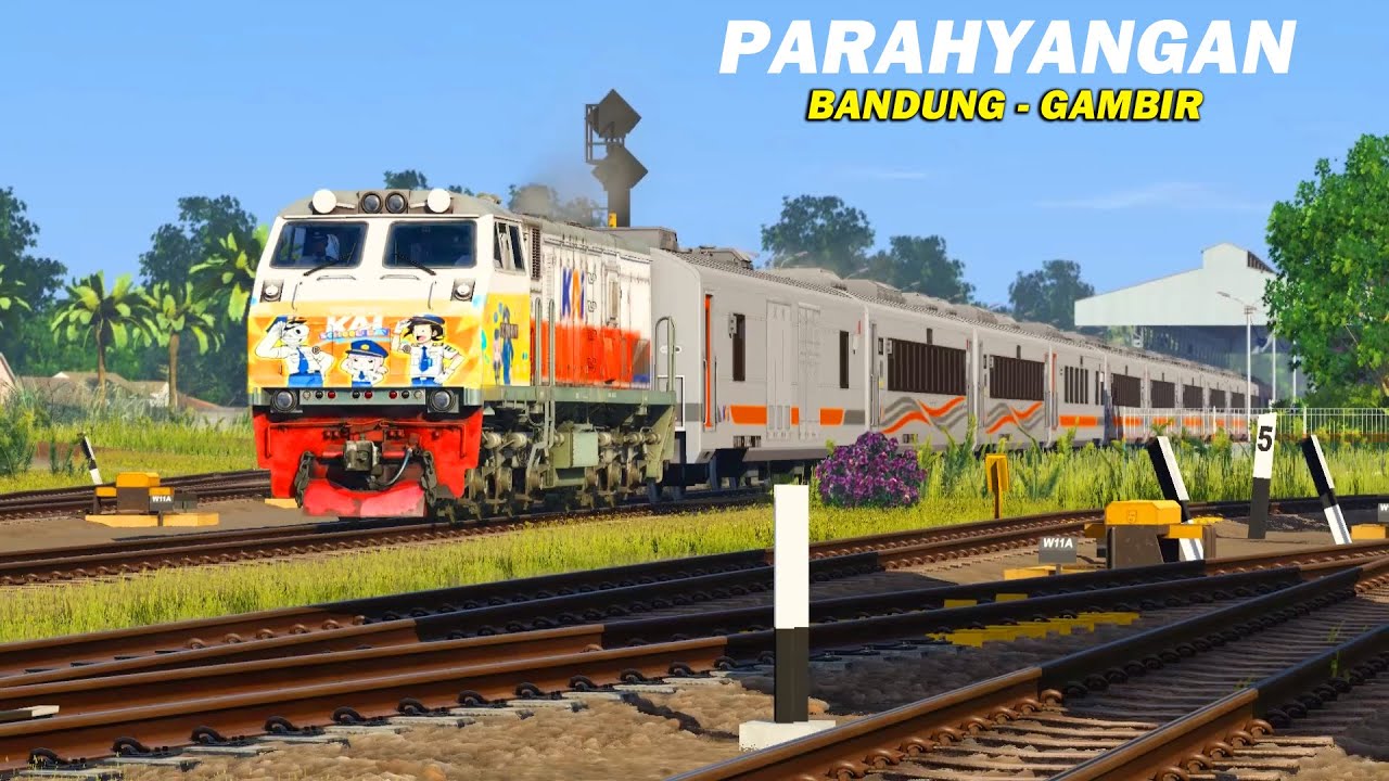 Dinas Full Trip KA Parahyangan Fakultatif SS New Gen  Bandung - Gambir | Trainz Simulator Indonesia