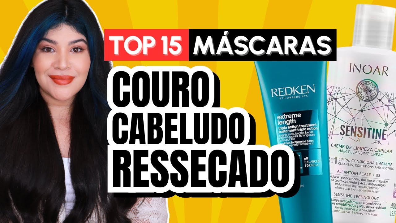 🏆 TOP 15 MASCARAS PARA COURO CABELUDO RESSECADO E SECO [Baratinhos e profissionais]