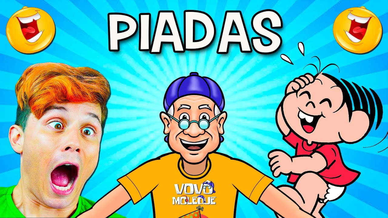 tente n&atilde;o rir com o Vov&ocirc; Moleque e as piadas infantil