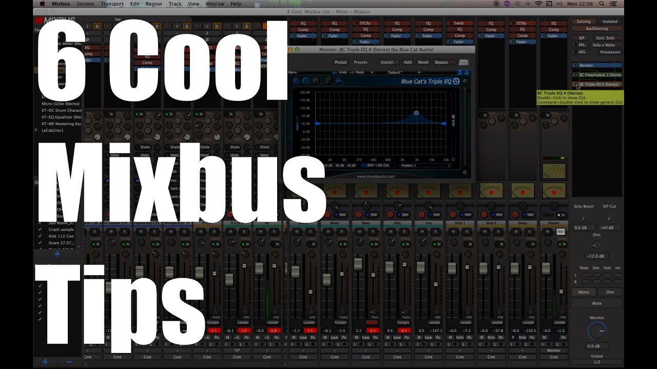 6 Cool Mixbus Tips for Harrison Mixbus