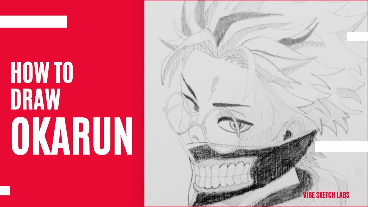 How to Draw OKARUN Step by Step ✍️🎨 | Dandadan Drawing Tutorial #dandadan #okarun #drawing #anime