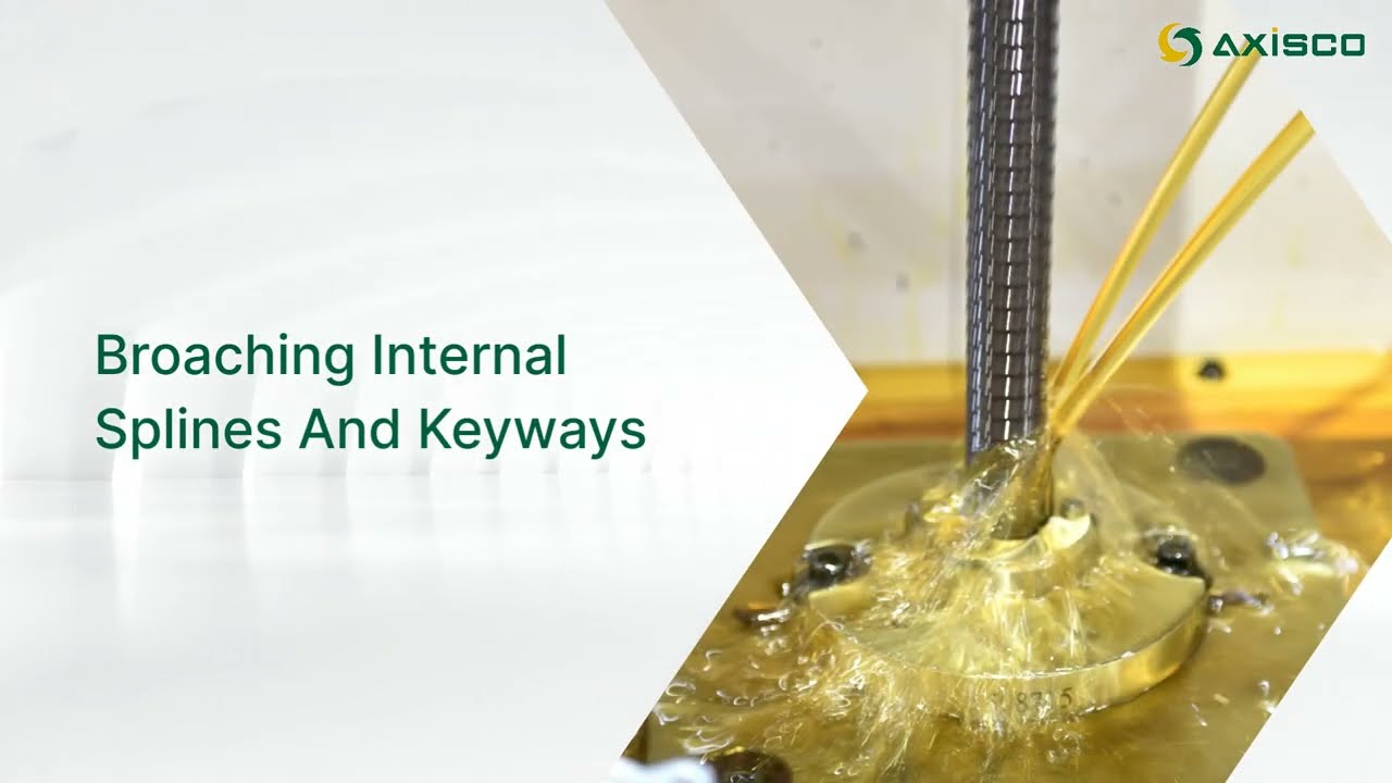 Make Splines in a Fast and Easy Way - Axisco CHI-1015 Hydraulic Broaching Machine