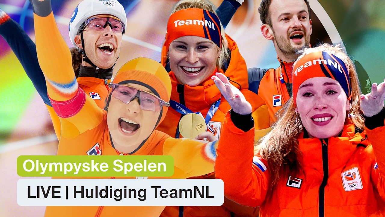 Live: Huldiging TeamNL